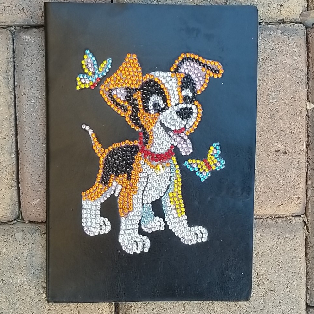 Lady & the Tramp Jeweled Soft Leather Journal